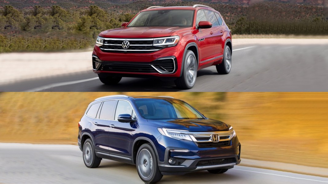 2021 Volkswagen Atlas vs. 2021 Honda Pilot Which Is Better? Autotrader