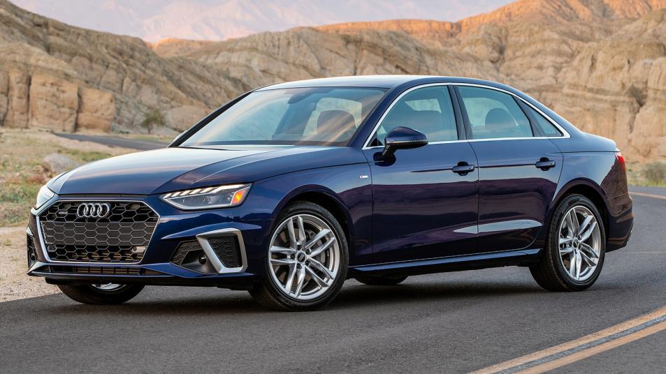 2022 Audi A4 in blue