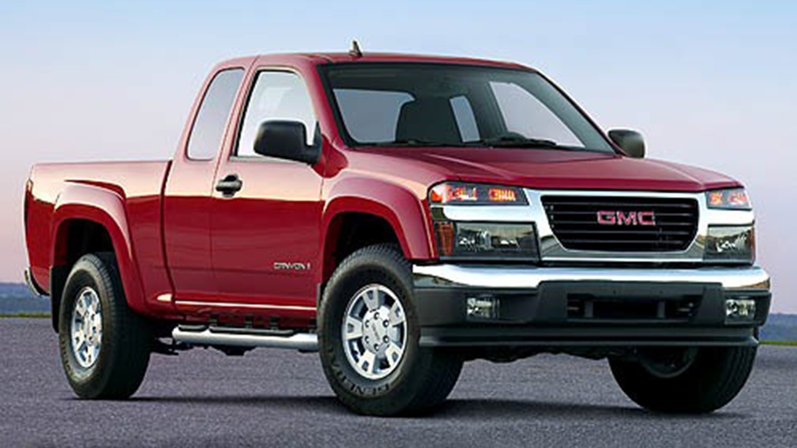 2007 GMC Lado derecho delantero en rojo