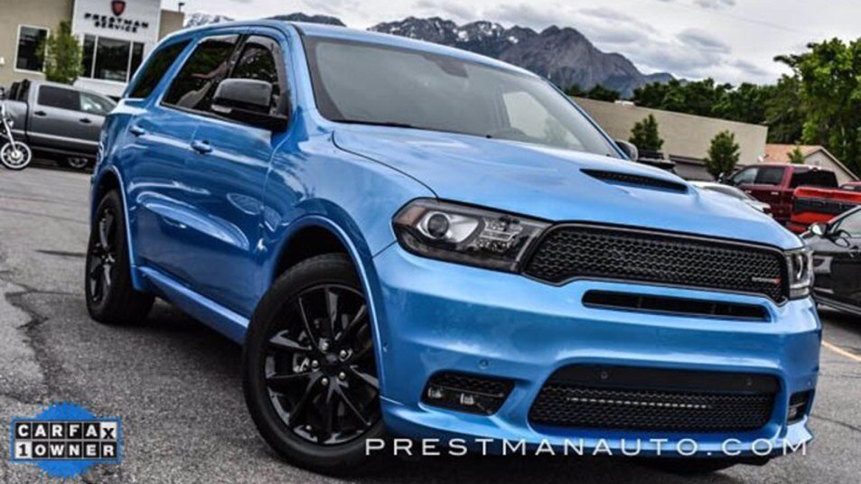 2018 Dodge Durango Front Right Side in Blue