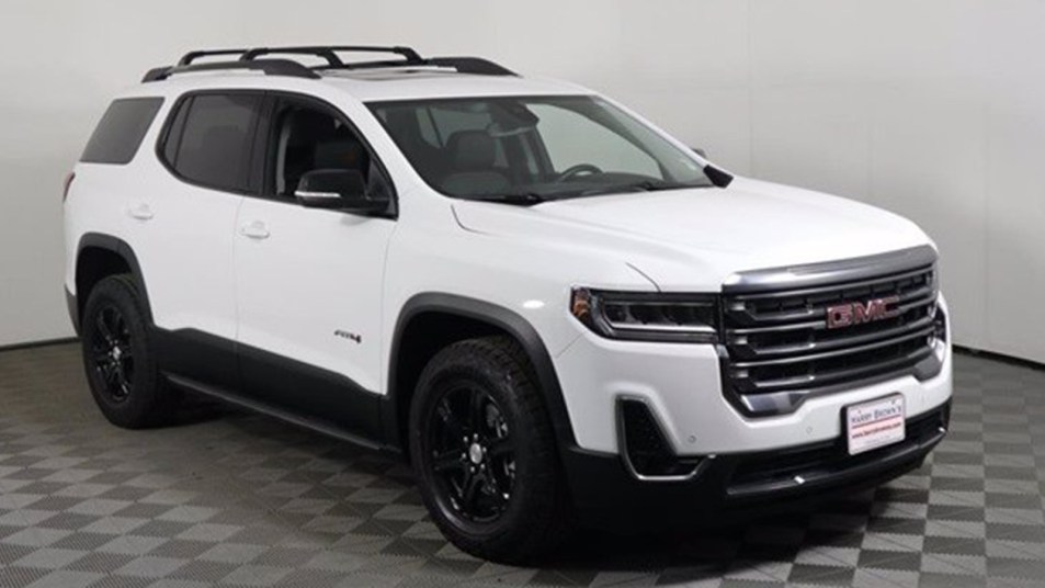 2020 GMC Acadia Front Right Side in White