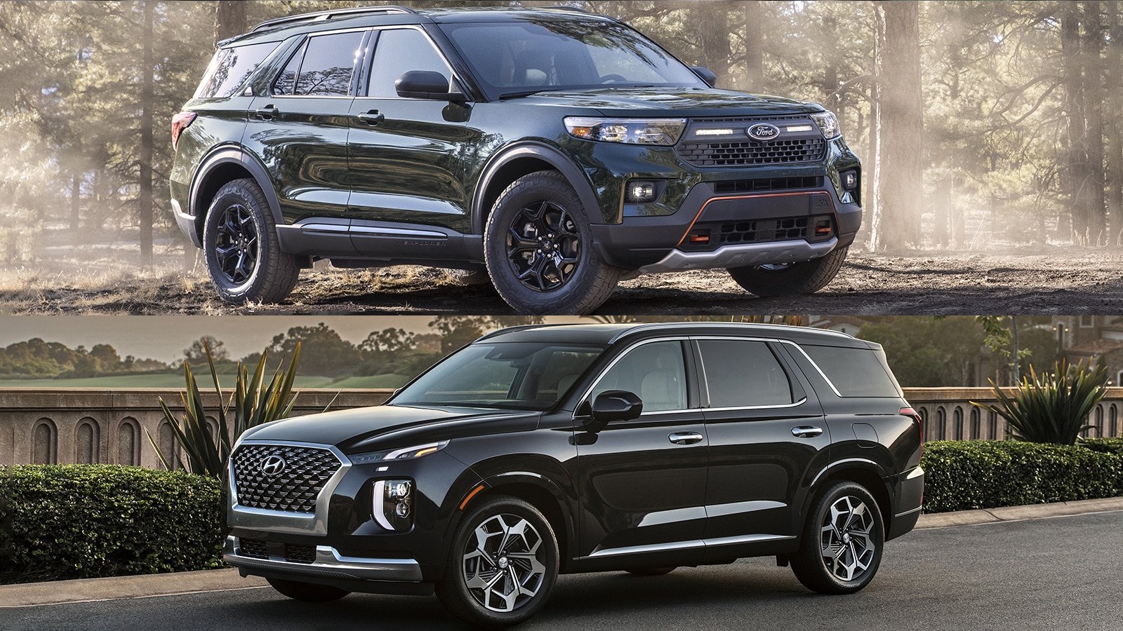 2021 Ford Explorer vs. 2021 Hyundai Palisade Which Is Better? Autotrader