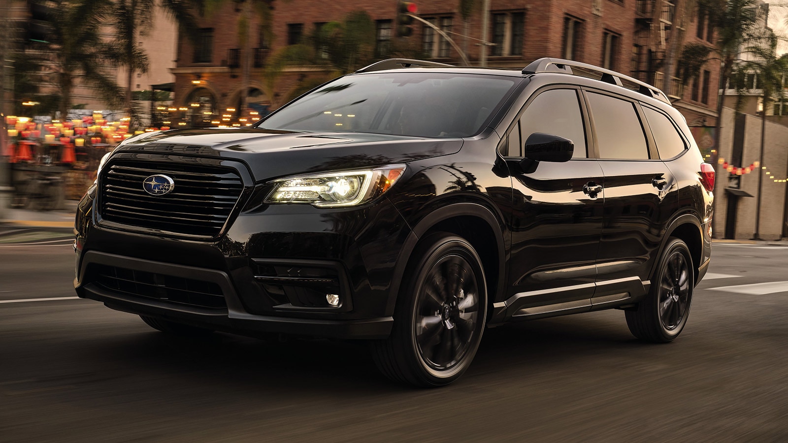 2022 Subaru Ascent Onyx Edition, driving in the city