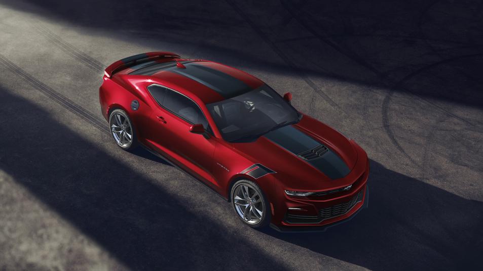 2021 Chevrolet Camaro Front Right Side in Red
