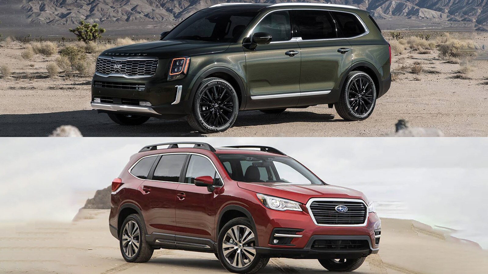 2021 Kia Telluride vs. 2021 Subaru Ascent Which Is Better? Autotrader