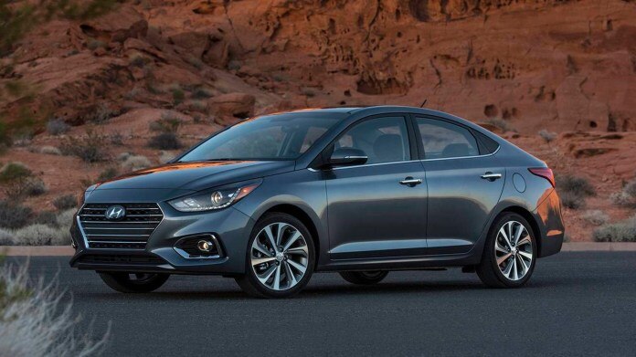 2022 Hyundai Accent Profile in Blue