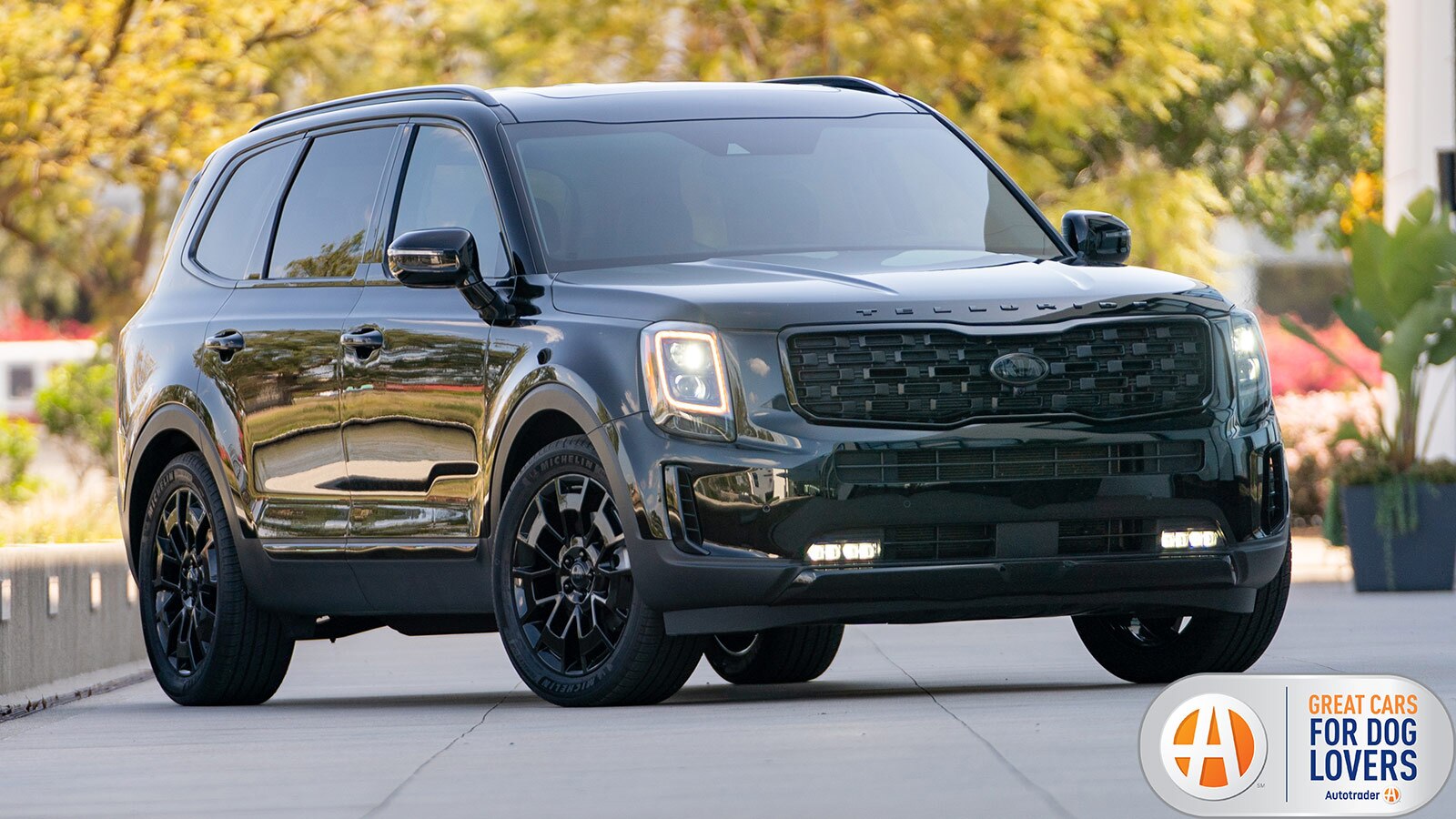 Kia Telluride 2021 en negro.