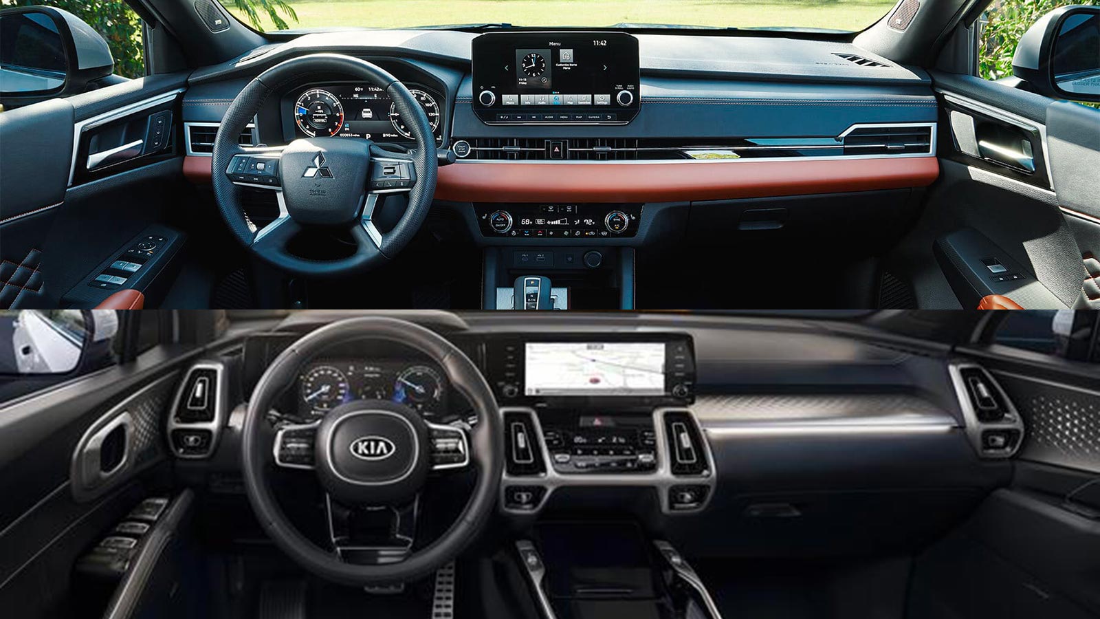 2022 Mitsubishi Outlander vs. 2022 Kia Sorento Which Is Better