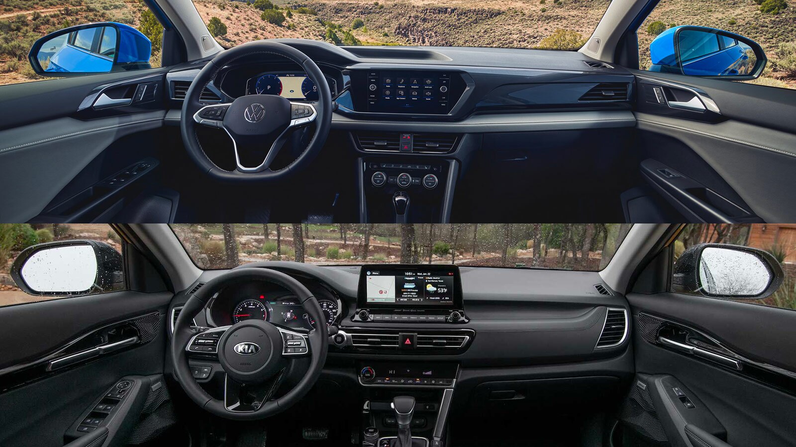 2022 Volkswagen Taos vs. 2022 Kia Seltos Which Is Better? Autotrader