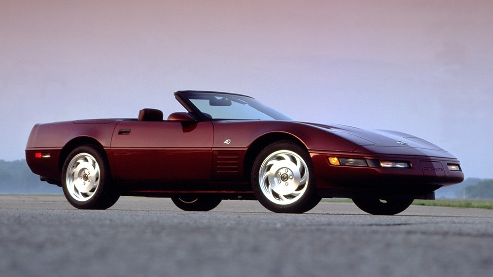 1993 Chevy Corvette 40th Anniversary model.