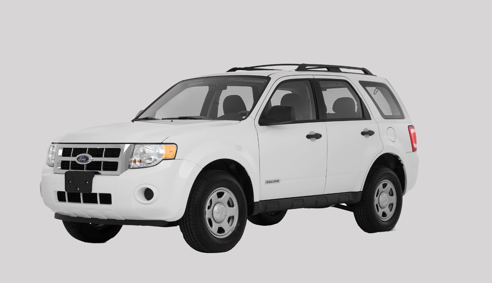 2008 Ford Escape delantero izquierdo en blanco