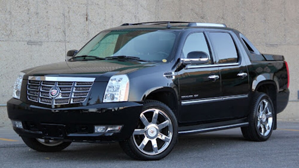 2010 Cadillac Escalade EXT delantero izquierdo en negro
