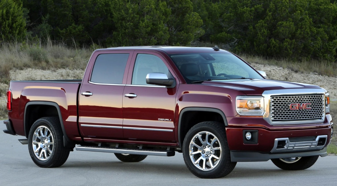 2014 GMC Sierra 1500 Delantero derecho en rojo