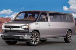 2022 Chevrolet Express Front Left in Silver