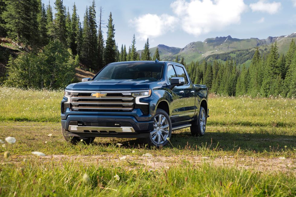 2022 Chevrolet Silverado 1500 High Country in NORTHSKY BLUE METALLIC