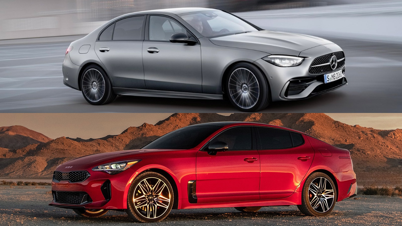 22 Mercedes Benz C Class Vs 22 Kia Stinger Which Is Better Autotrader