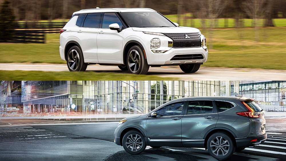 2022 Mitsubishi Outlander vs. 2022 Honda CRV Which Is Better