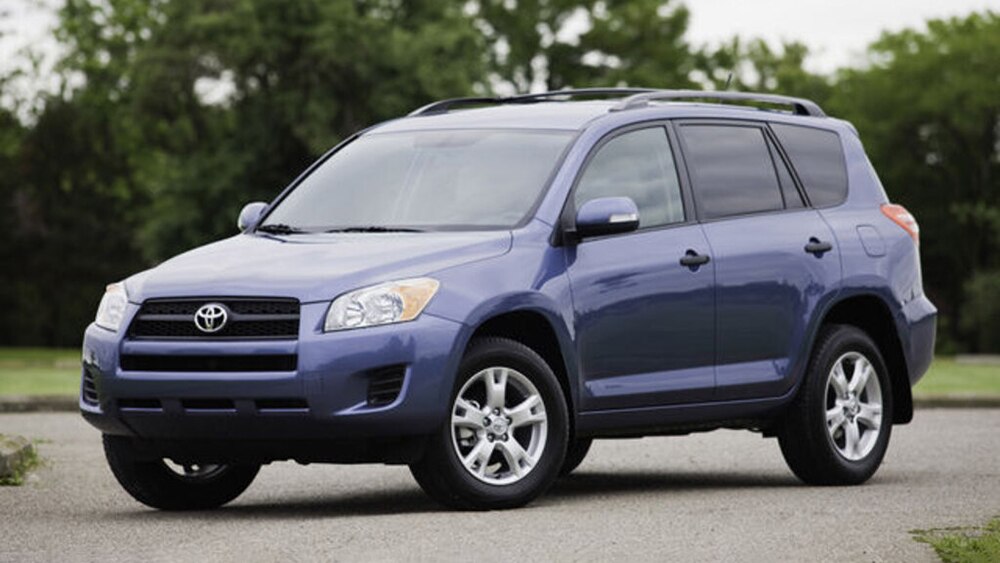 2010 Toyota Rav4 delantero izquierdo en azul