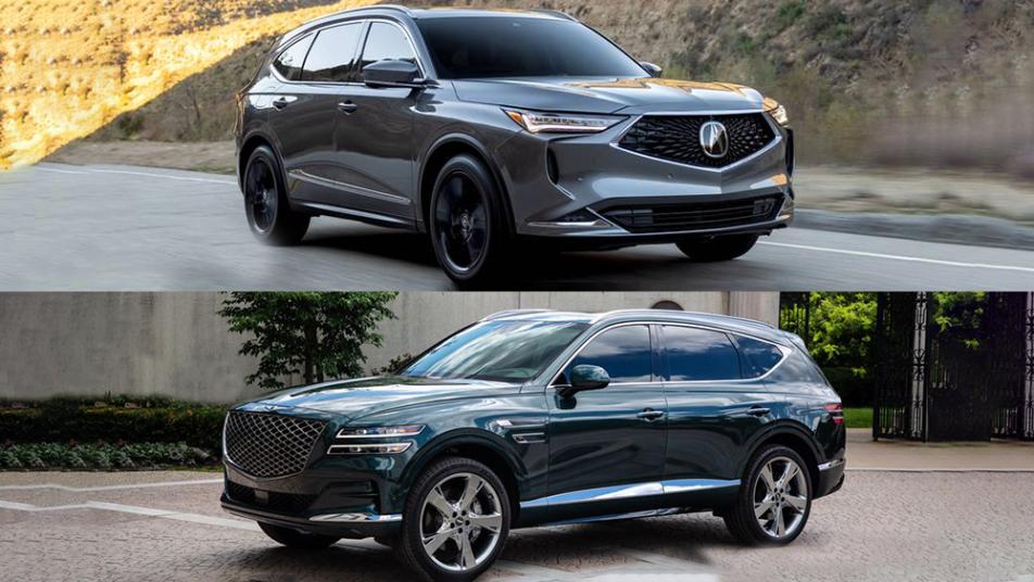 2022 Acura MDX vs. 2021 Genesis GV80: Which Is Bettter?