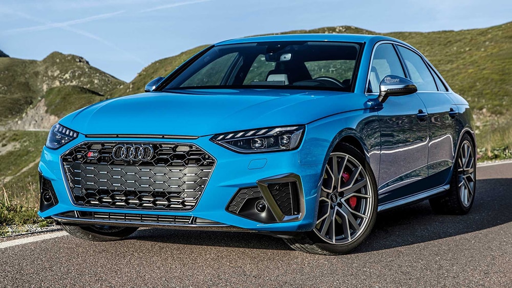 2022 Audi S3 Prestige Front Left in Blue