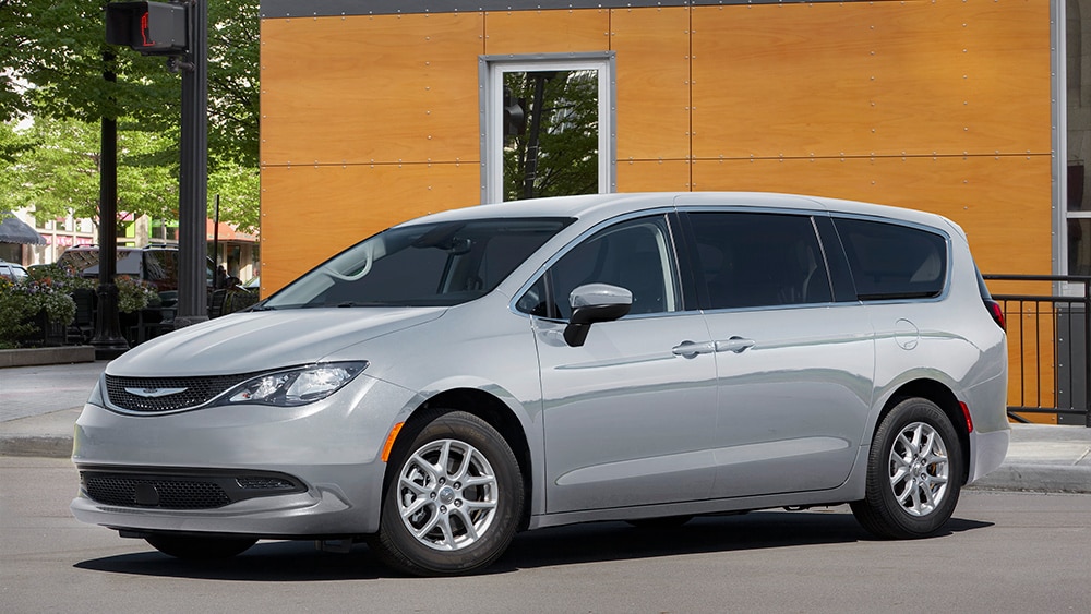 2022 Chrysler Voyager LX Front Left in Cement Grey