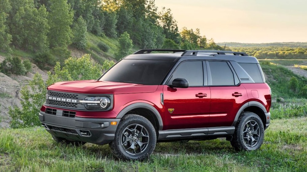 2022 Ford Bronco Sport Big Bend Profile in Metallic Red