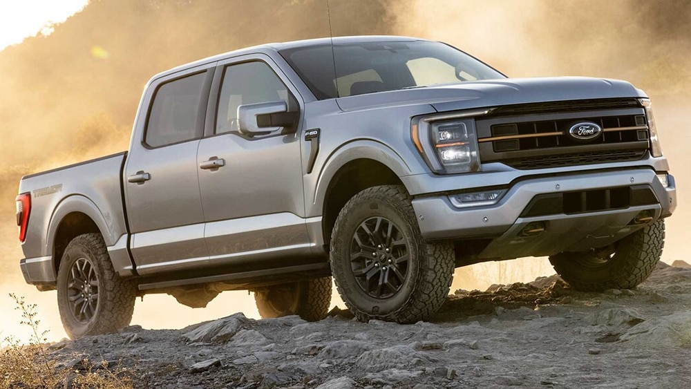 2022 Ford F-150 Tremor Off-Roading in Silver