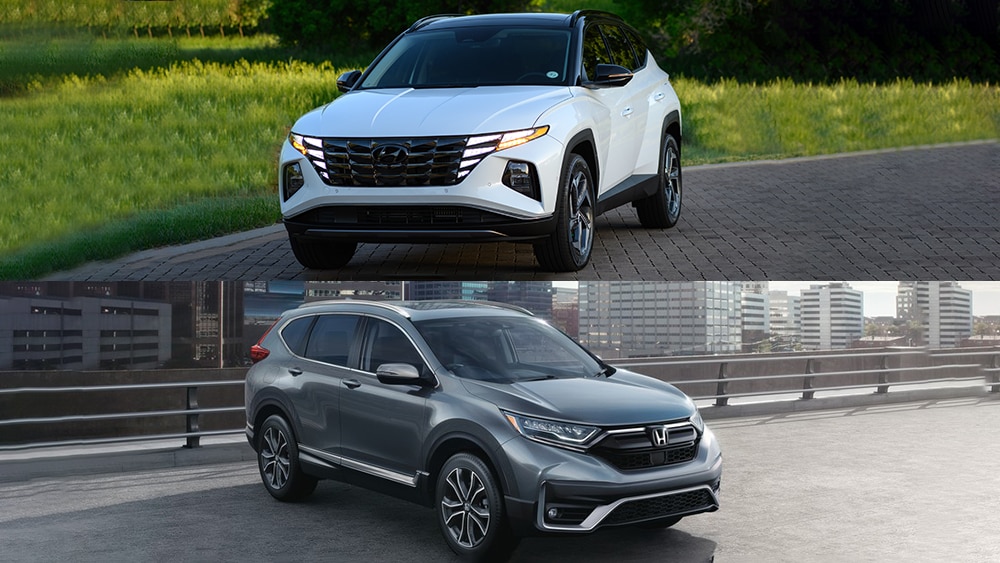 2022 Hyundai Tucson Hybrid vs. 2022 Honda CRV Hybrid Which is Better