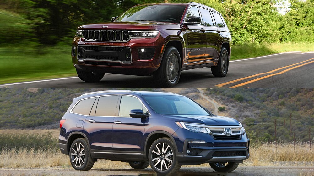 2022 Jeep Grand Cherokee L vs. 2022 Honda Pilot Which is Better