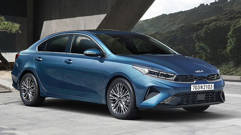 2022 Kia Forte FE Front Right in Blue