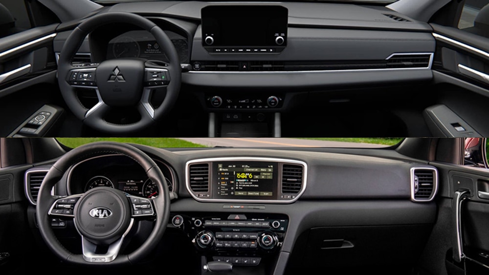 2022 Mitsubishi Outlander Sport vs. 2022 Kia Sportage Which is Better
