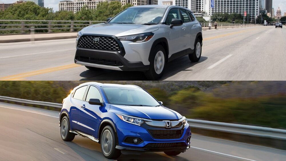 2022 Toyota Corolla Cross vs. 2022 Honda HRV Which is Better