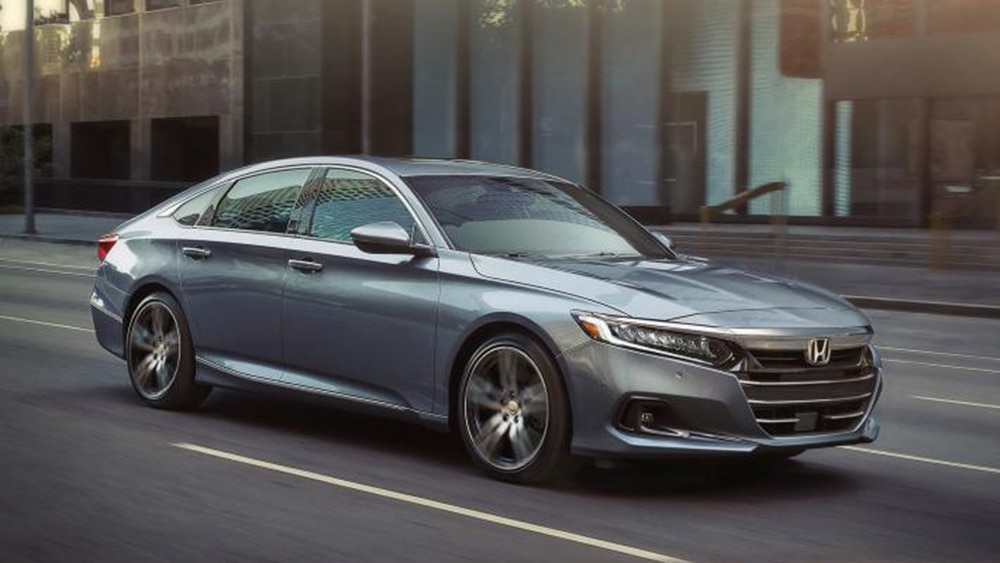 2022 Honda Accord Touring front right in silver