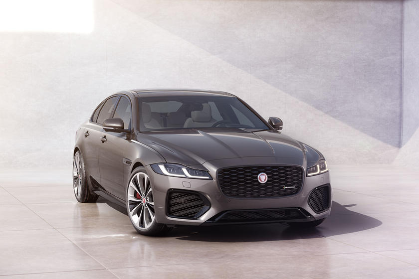 2022 Jaguar XF P250 S front right in silver