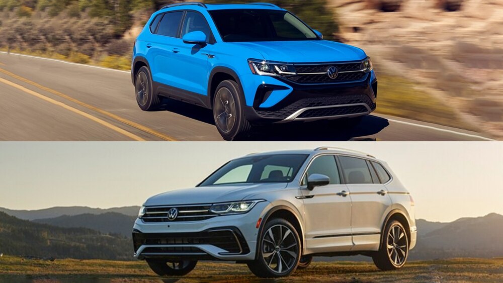 2022 Volkswagen Taos vs. 2022 Volkswagen Tiguan What's the Difference