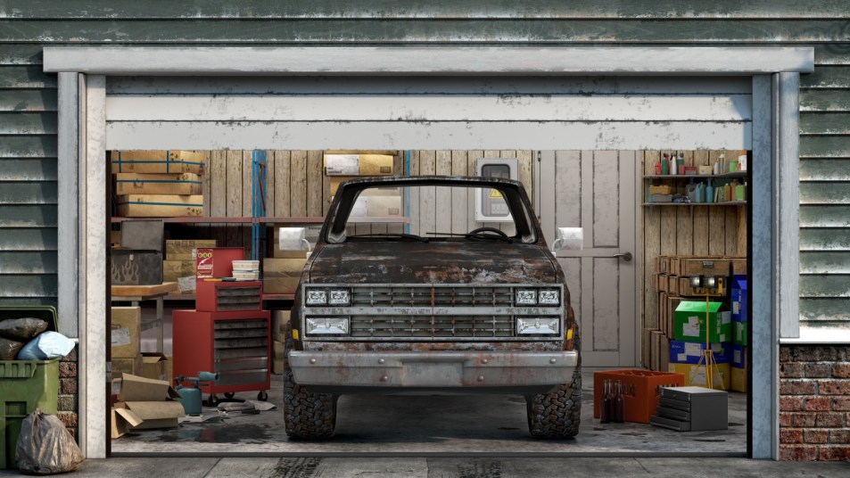 truck fitting in garage and car specs