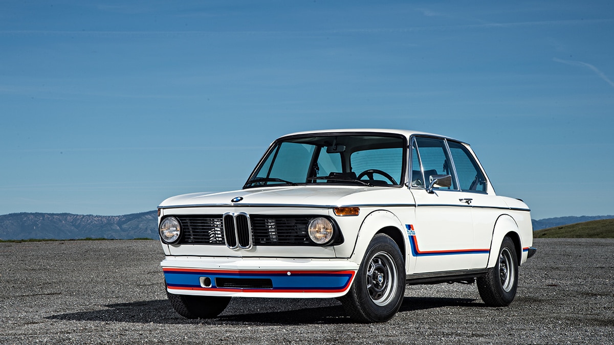 1973 BMW 2002 Turbo front left in white