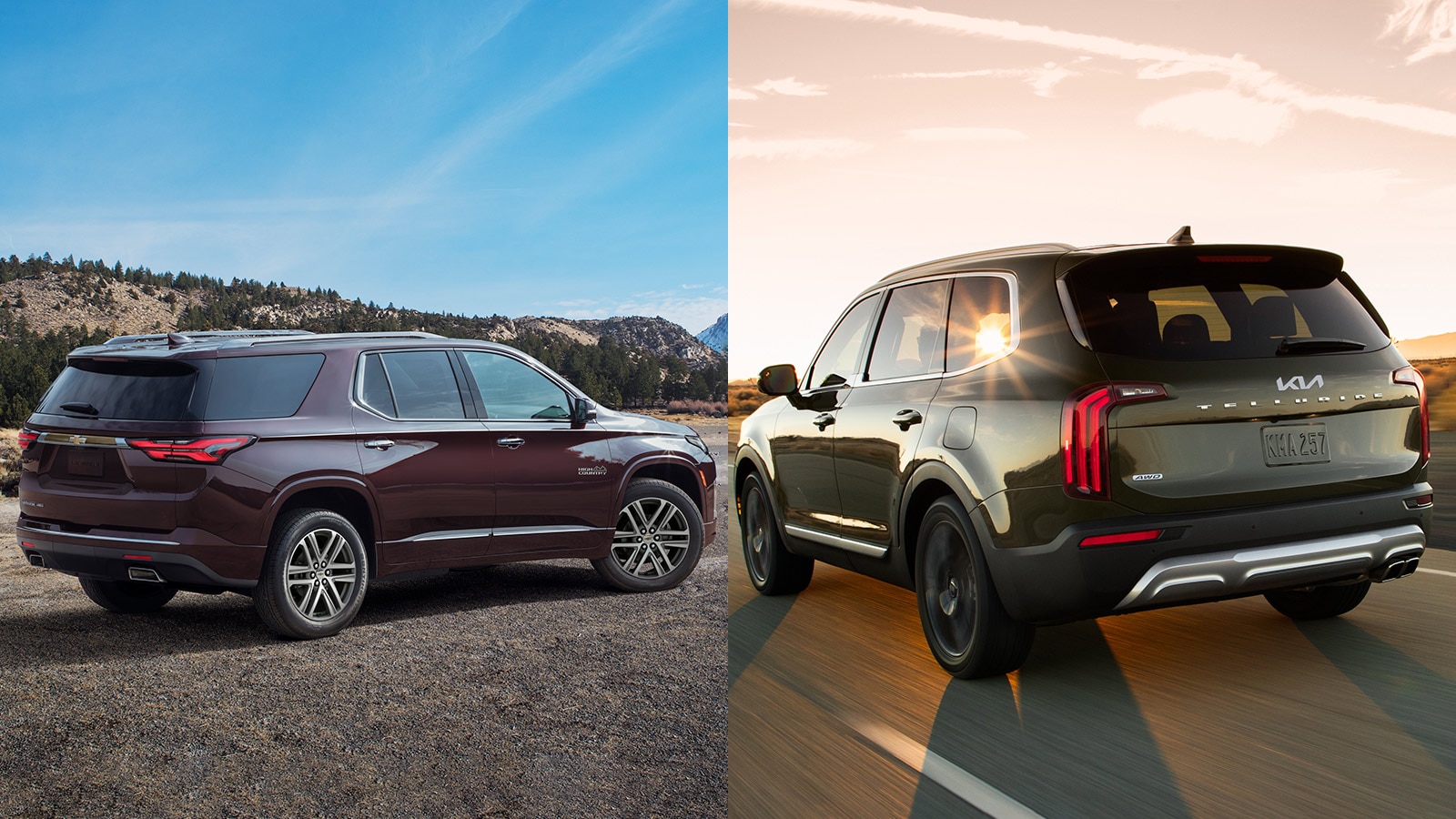kia telluride compared to chevy traverse alaynamcwherter