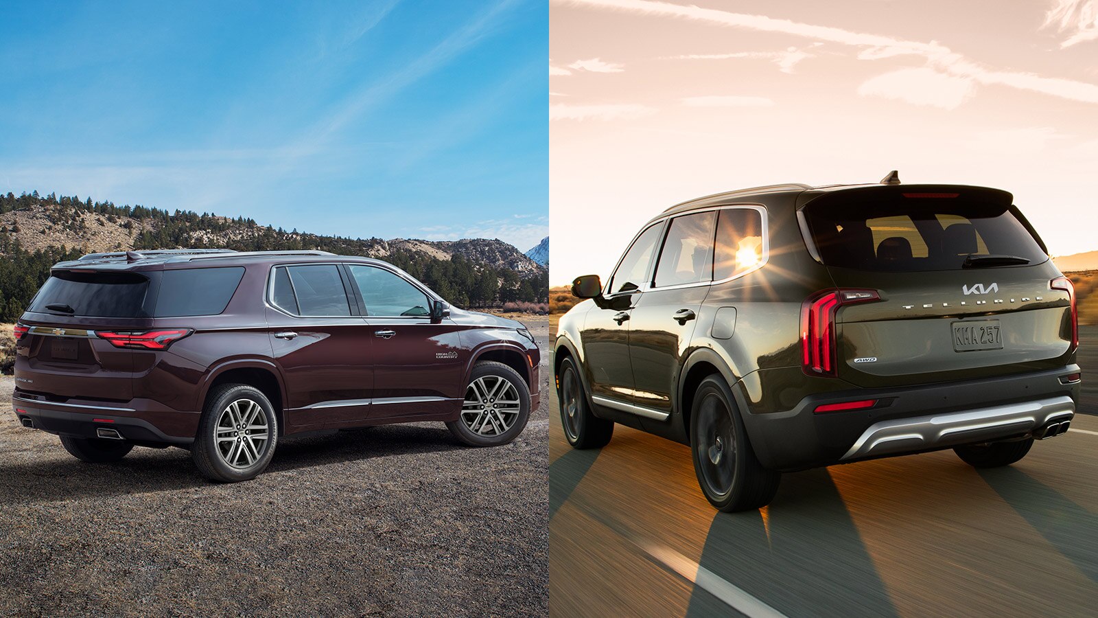 2022 Chevrolet Traverse vs. 2022 Kia Telluride Which Is Better