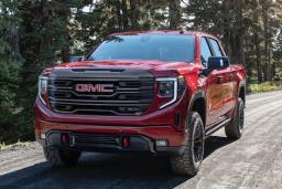 2022 GMC Sierra 1500 Limited AT4 front left in red
