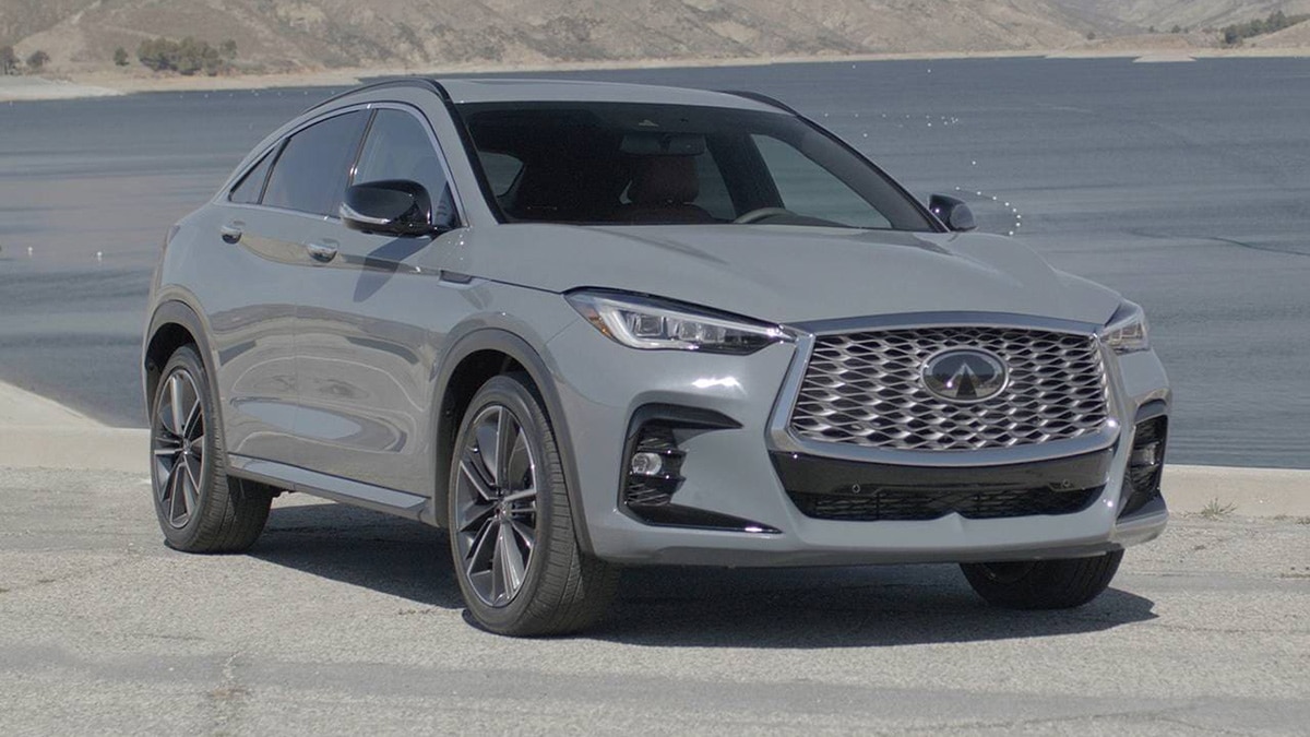 2022 Infiniti QX55 Sensory front right in cement grey