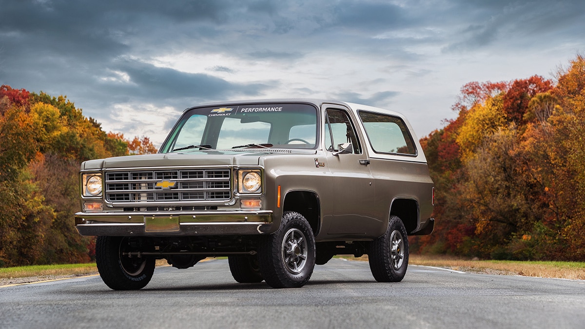 Chevrolet K5 Blazer in brown.