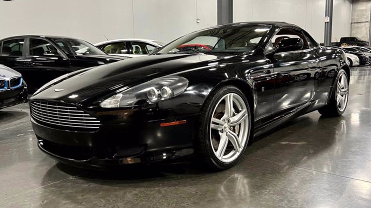 2006 Aston Martin DB9 Voltane front left in black