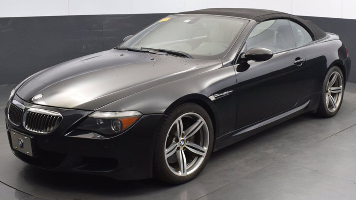 2007 BMW M6 Convertible front left in black