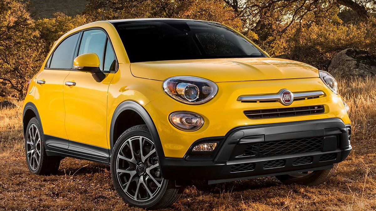 2016 Fiat 500X front right yellow
