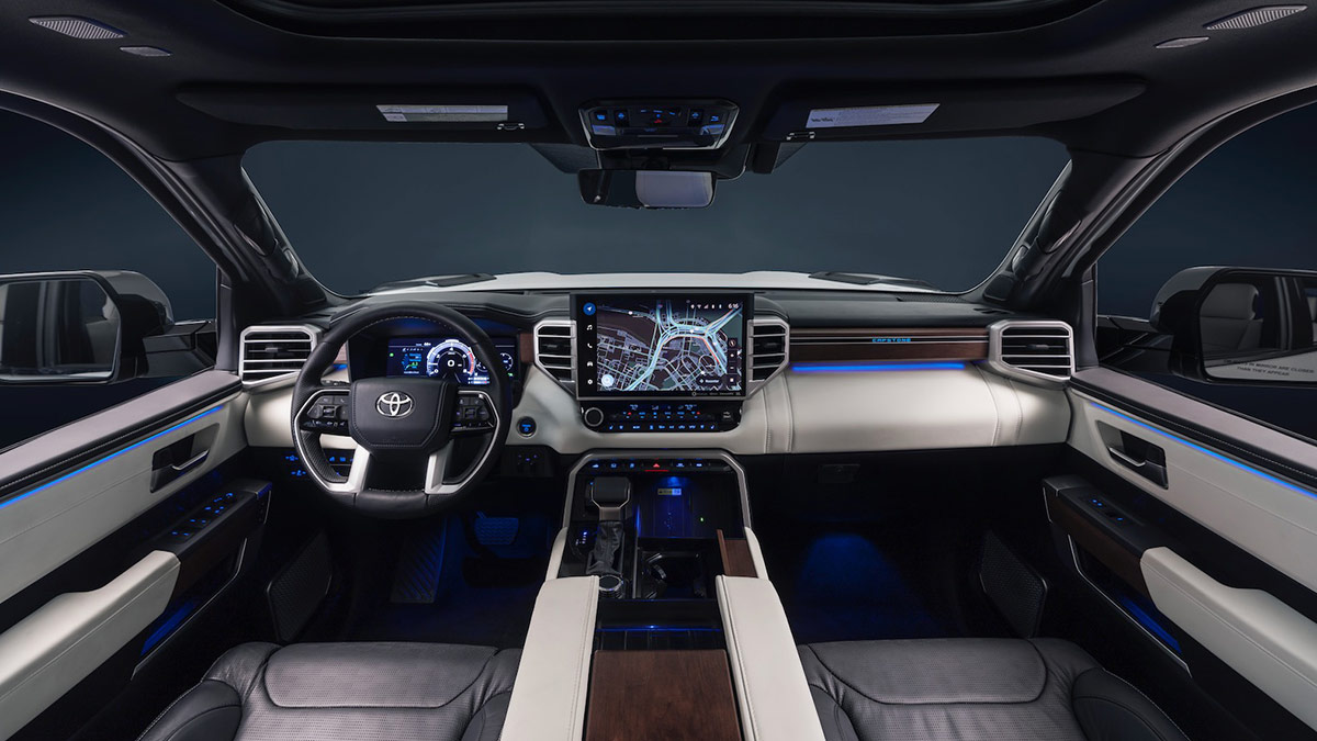 Luxurious 2022 Toyota Tundra Capstone Debuts With Upgraded Interior