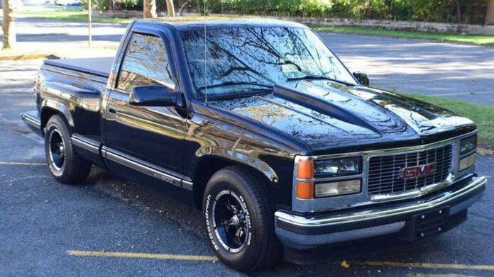 1998 GMC Sierra 1500 in black.