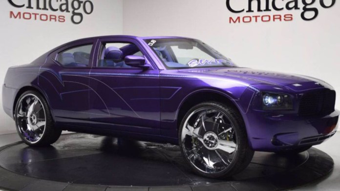 2006 Dodge Charger in purple.