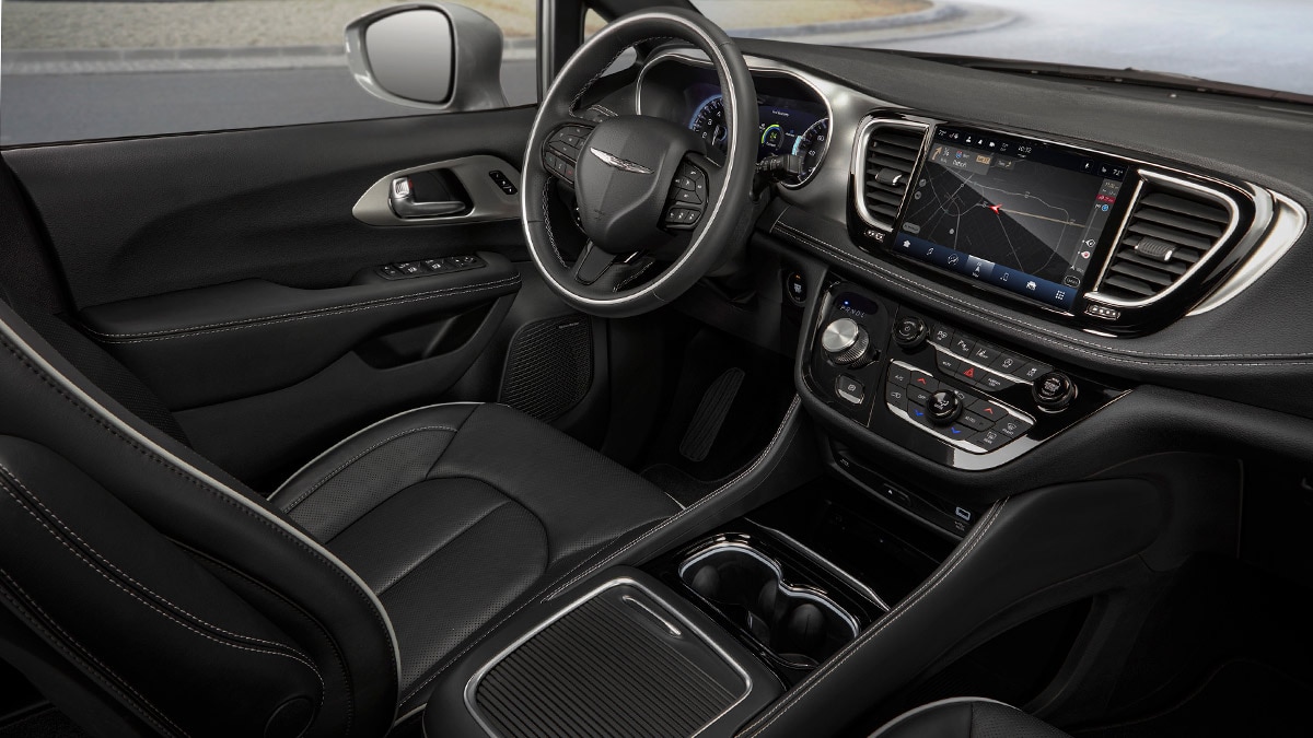 Interior de la Chrysler Pacifica Limited 2022.