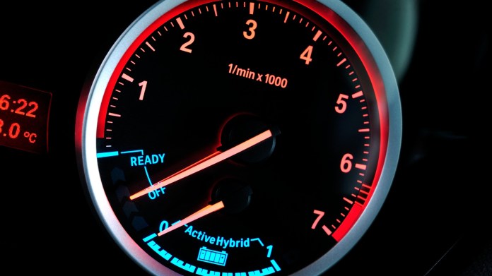Tachometer and hybrid gauge